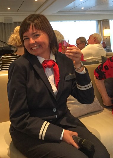 Our Viking Cruise director, Caitlyn