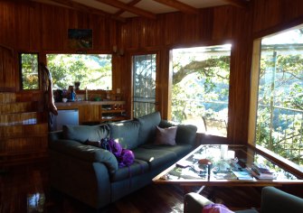 Inside our treehouse